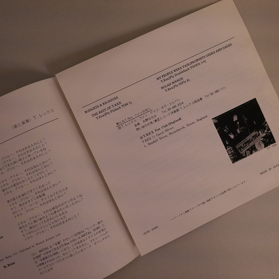サムネイル： T.REX / METAL GURU