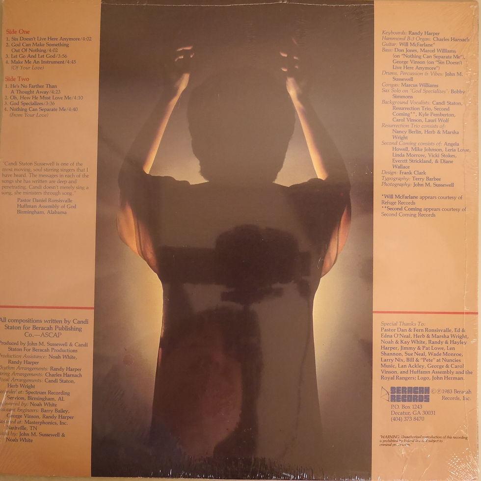 CANDI STATON / MAKE ME AN INSTRUMENT（未開封）