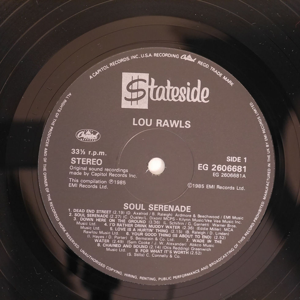 サムネイル： LOU RAWLS / SOUL SERENADE