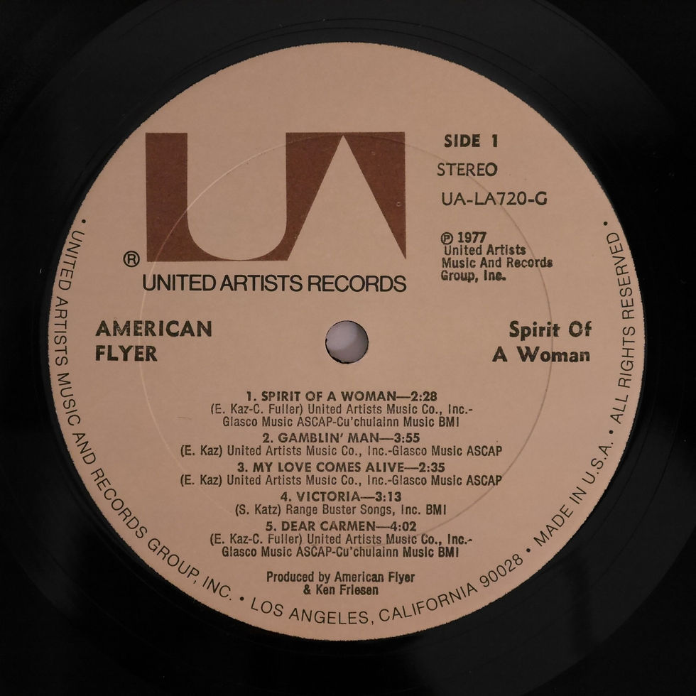 サムネイル： AMERICAN FLYER / SPIRIT OF A WOMAN