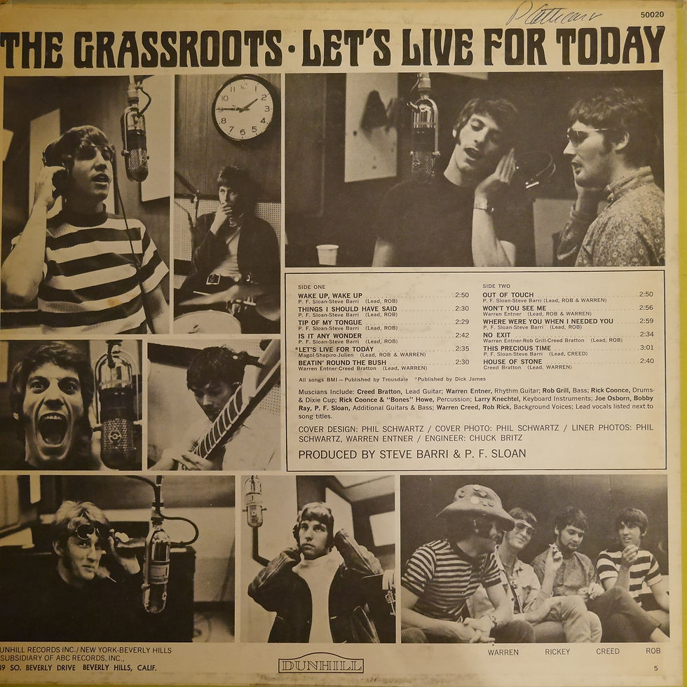 サムネイル： The Grassroots / Let's Live For Today