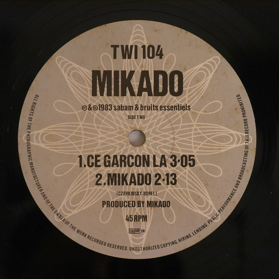 MIKADO / De Paris Par Hasard [12INCH]