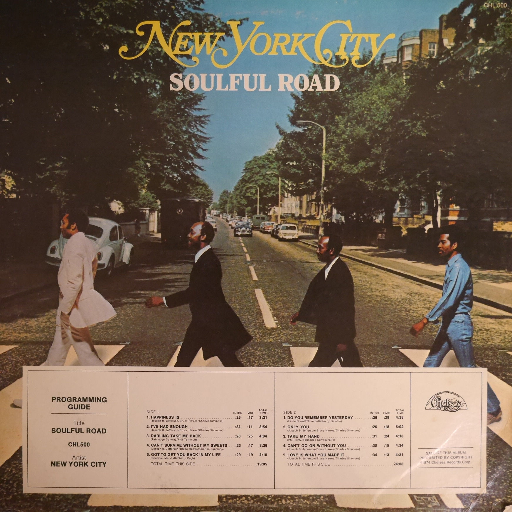 New York City / Soulful Road (白プロモ)