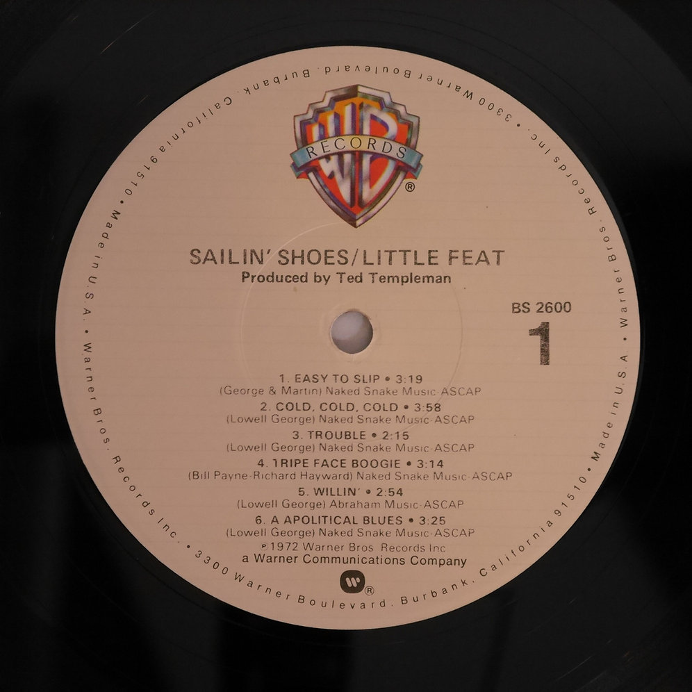 Little Feat ‎ / Sailin' Shoes anchorrecord
