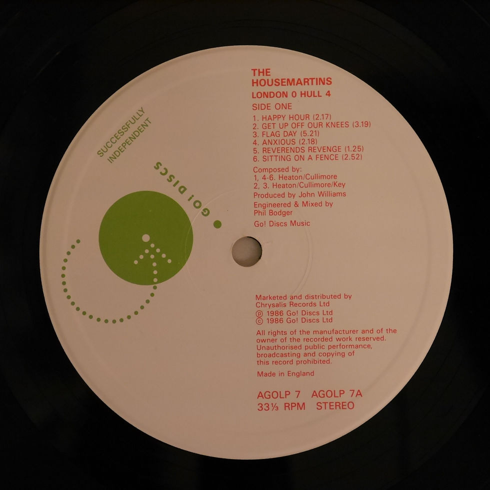 サムネイル： HOUSE MARTINS / LONDON 0 HULL 4