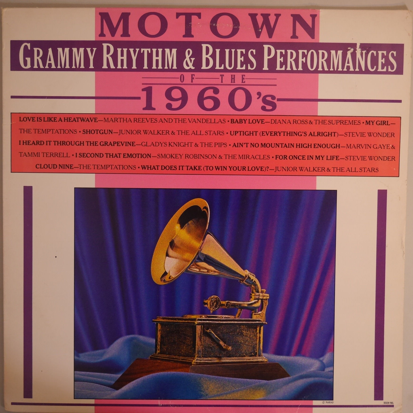 MOTOWN GRAMMY RHYTHM & BLUES PERFORMANCES 1960