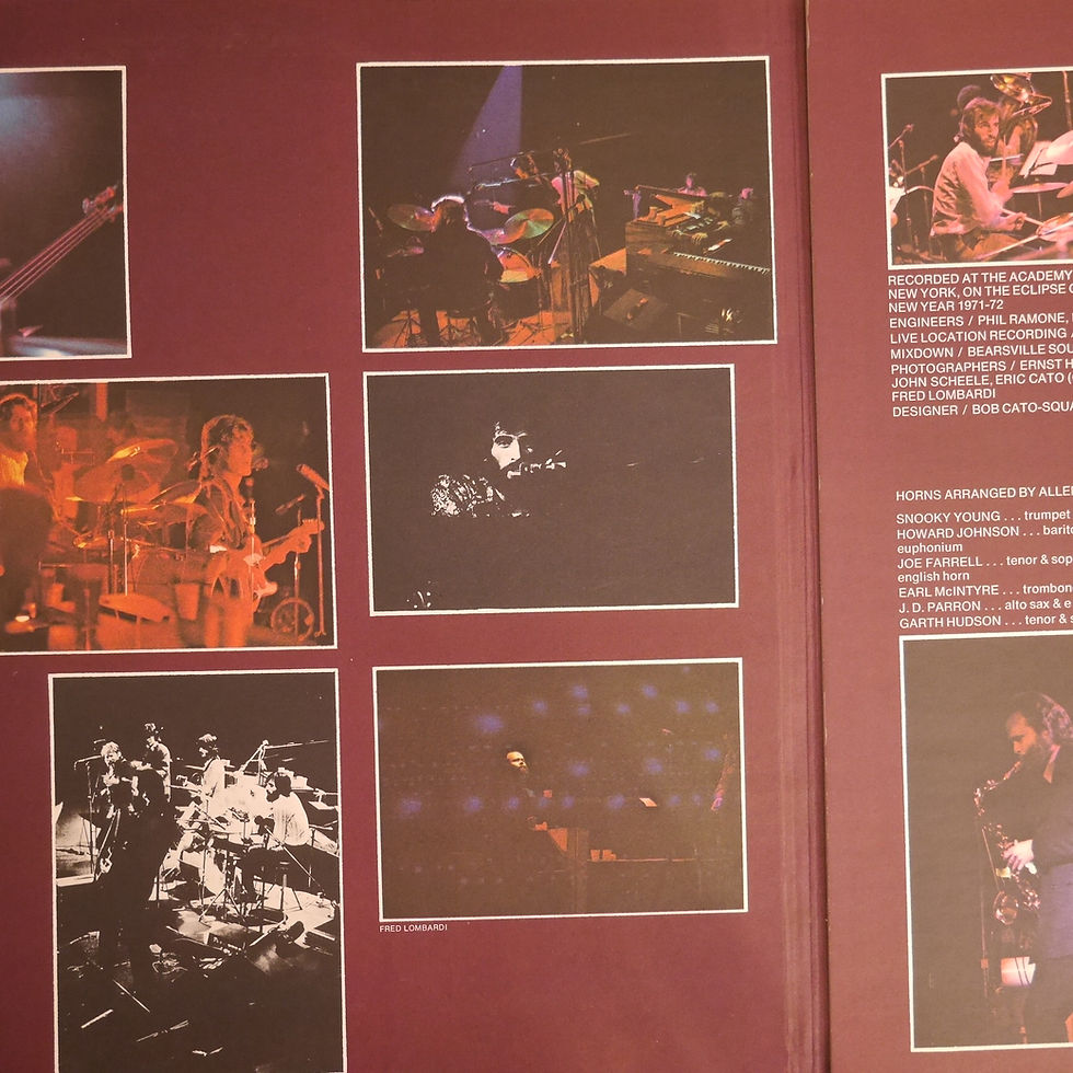 サムネイル： THE BAND / Rock Of Ages (The Band In Concert)