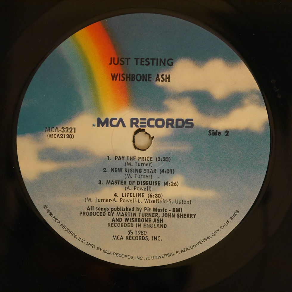 サムネイル： Wishbone Ash / Just Testing