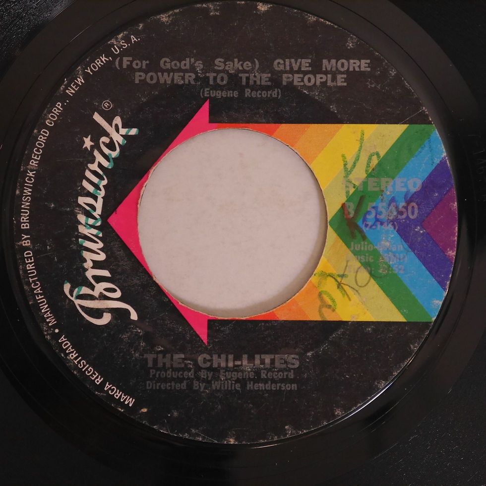 The Chi-Lites / 	(FOR GOD'S SAKE) GIVE MORE POWER TO THE PEOPLE