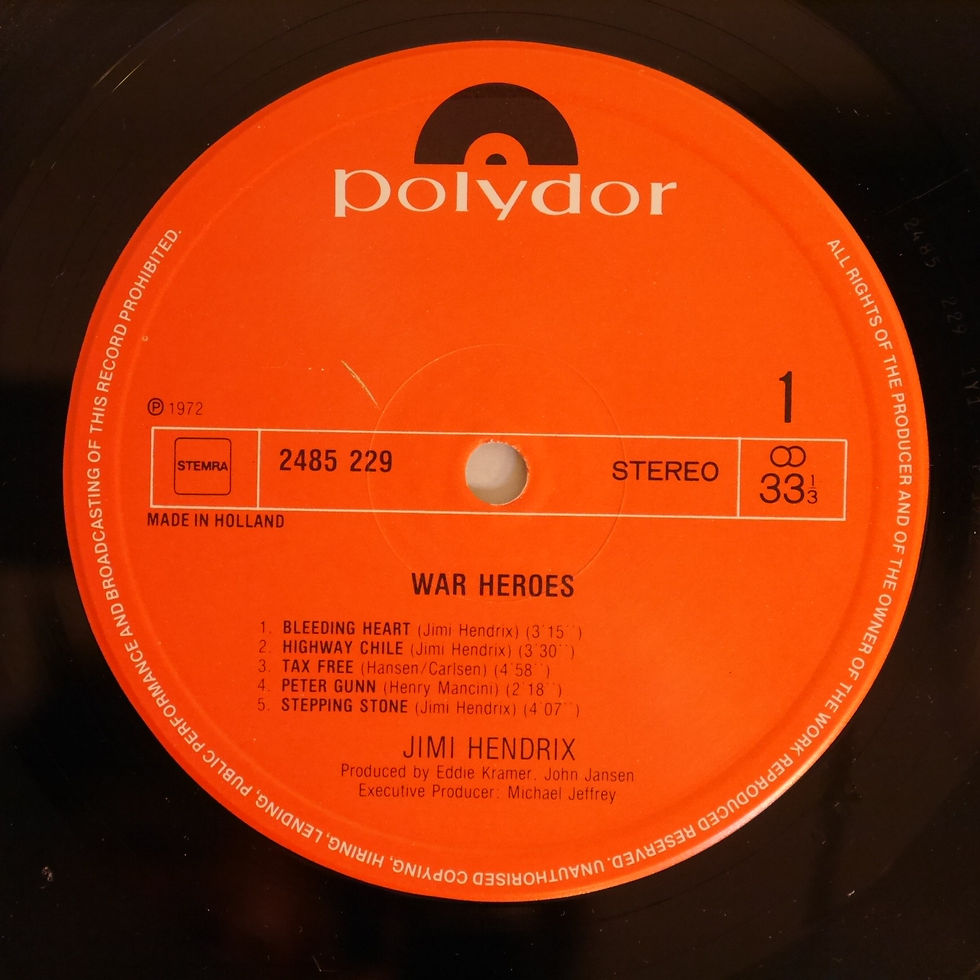 JIMI HENDRIX / WAR HEROES
