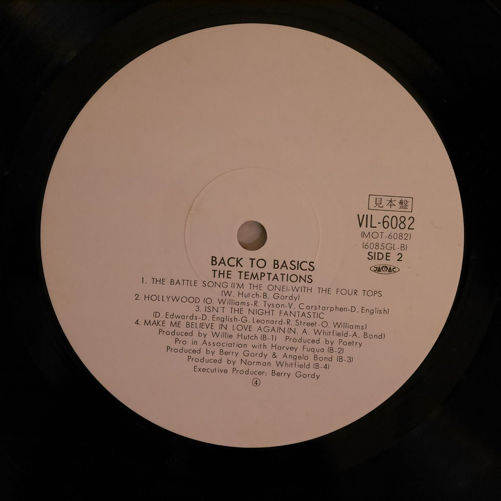 TEMPTATIONS / Back To Basics