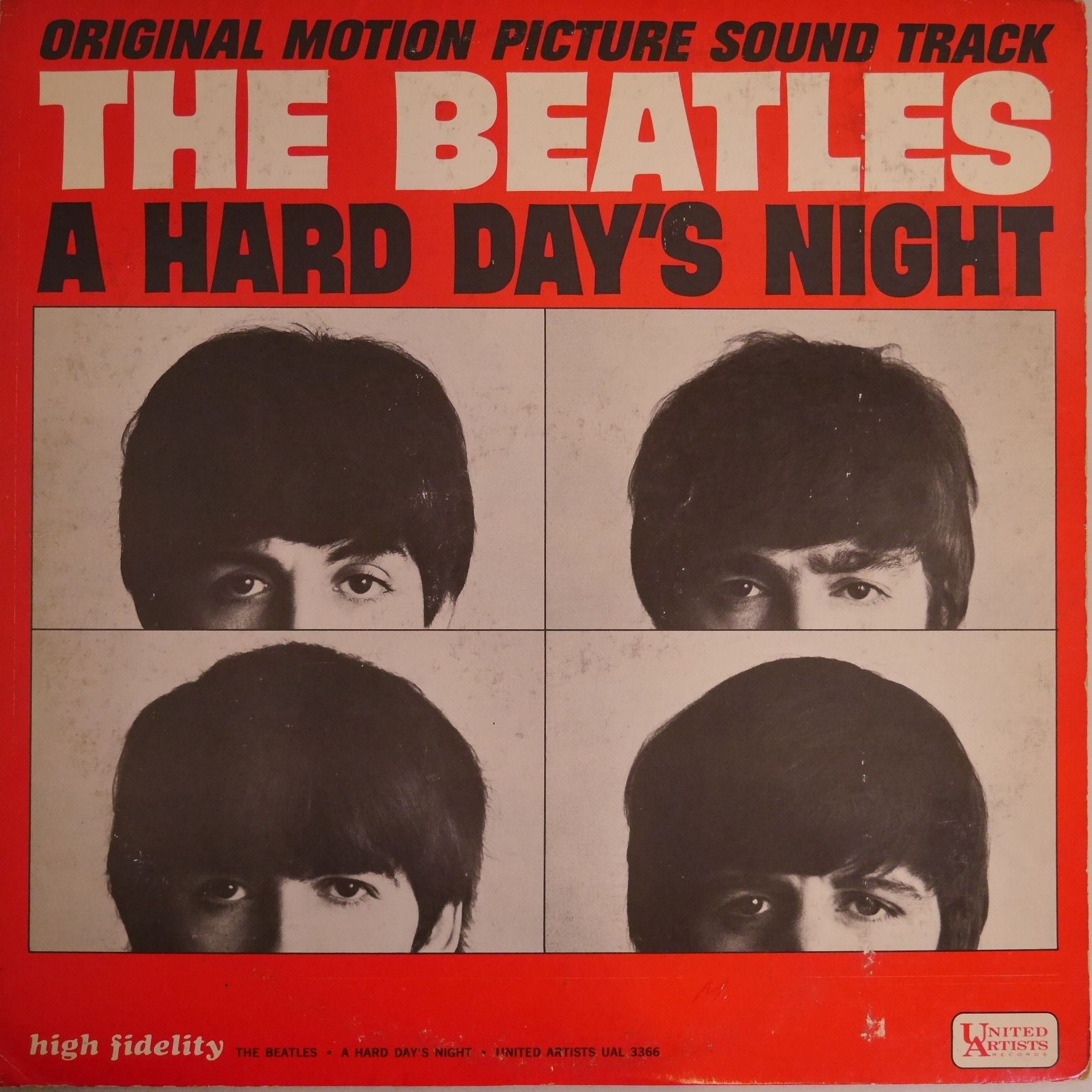 THE BEATLES / A Hard Day's Night (MONO /Original Motion Picture Soundtrack)