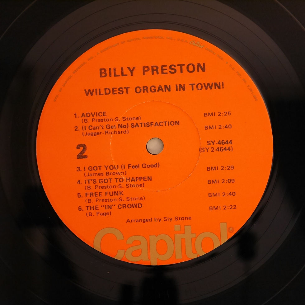 サムネイル： BILLY PRESTON / WILDEST ORGAN IN TOWN