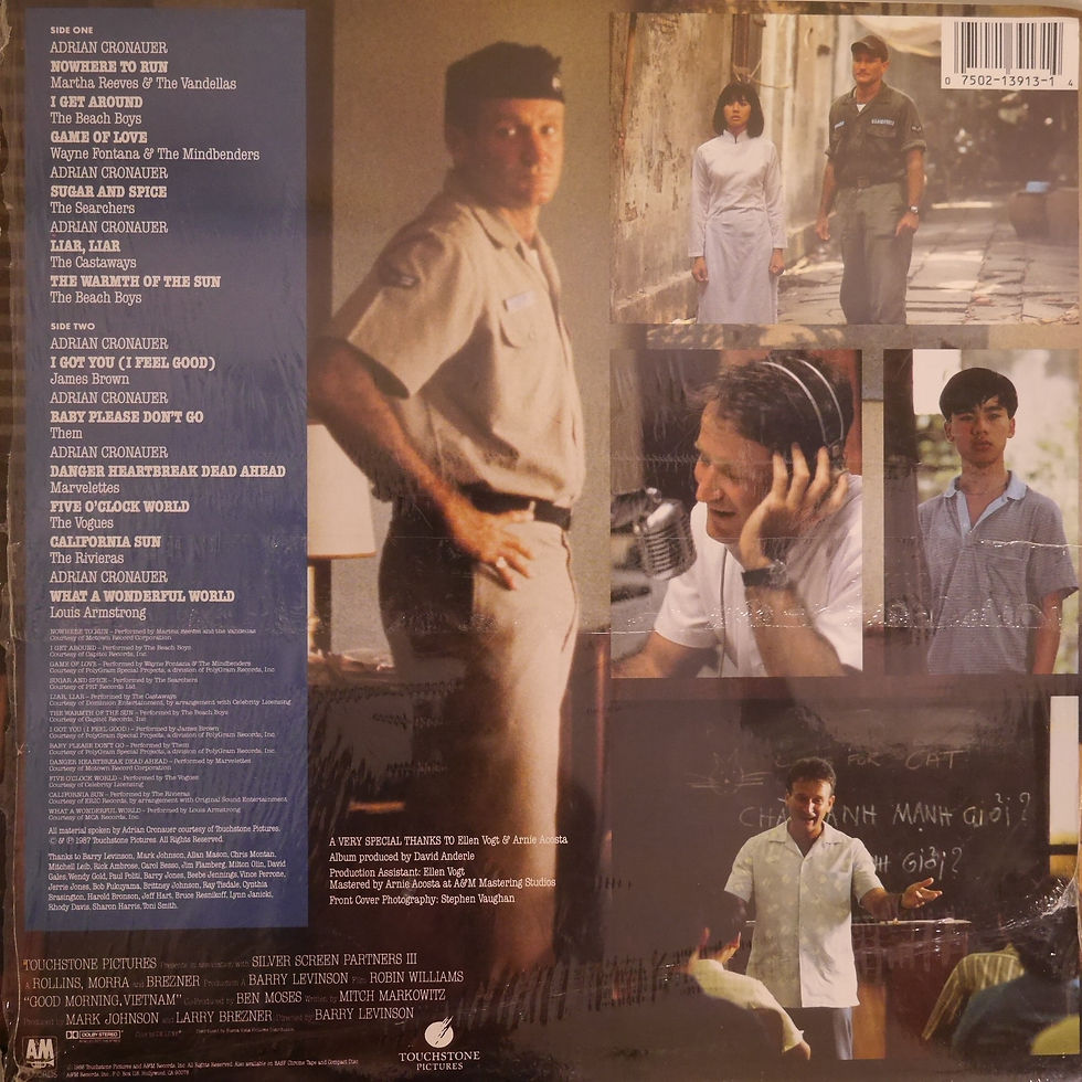 サムネイル： O.S.T. ROBIN WILLIAMS / GOOD MORNING VIETNAM