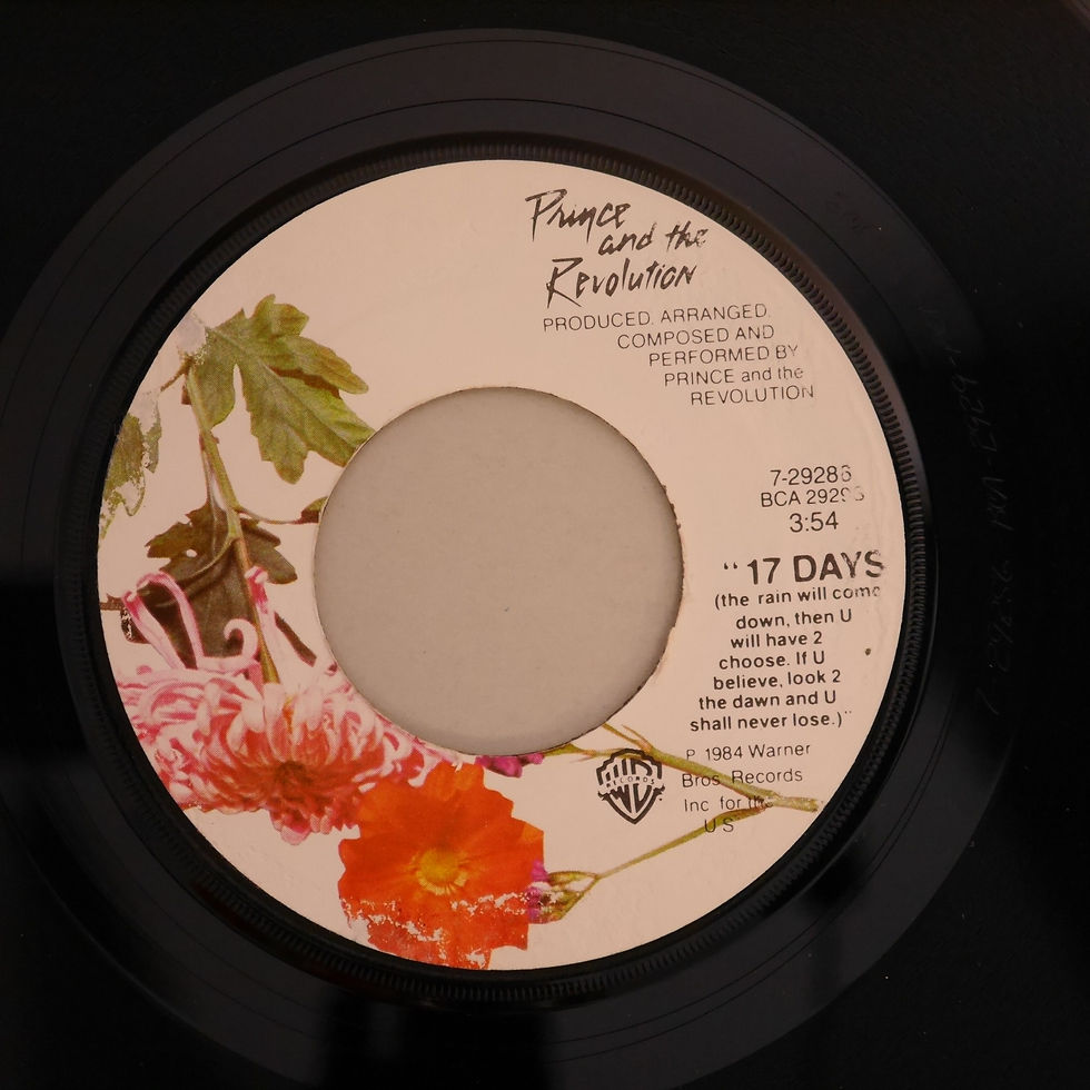 サムネイル： PRINCE / WHEN DOVES CRY / 17 DAYS　7'USオリジナル
