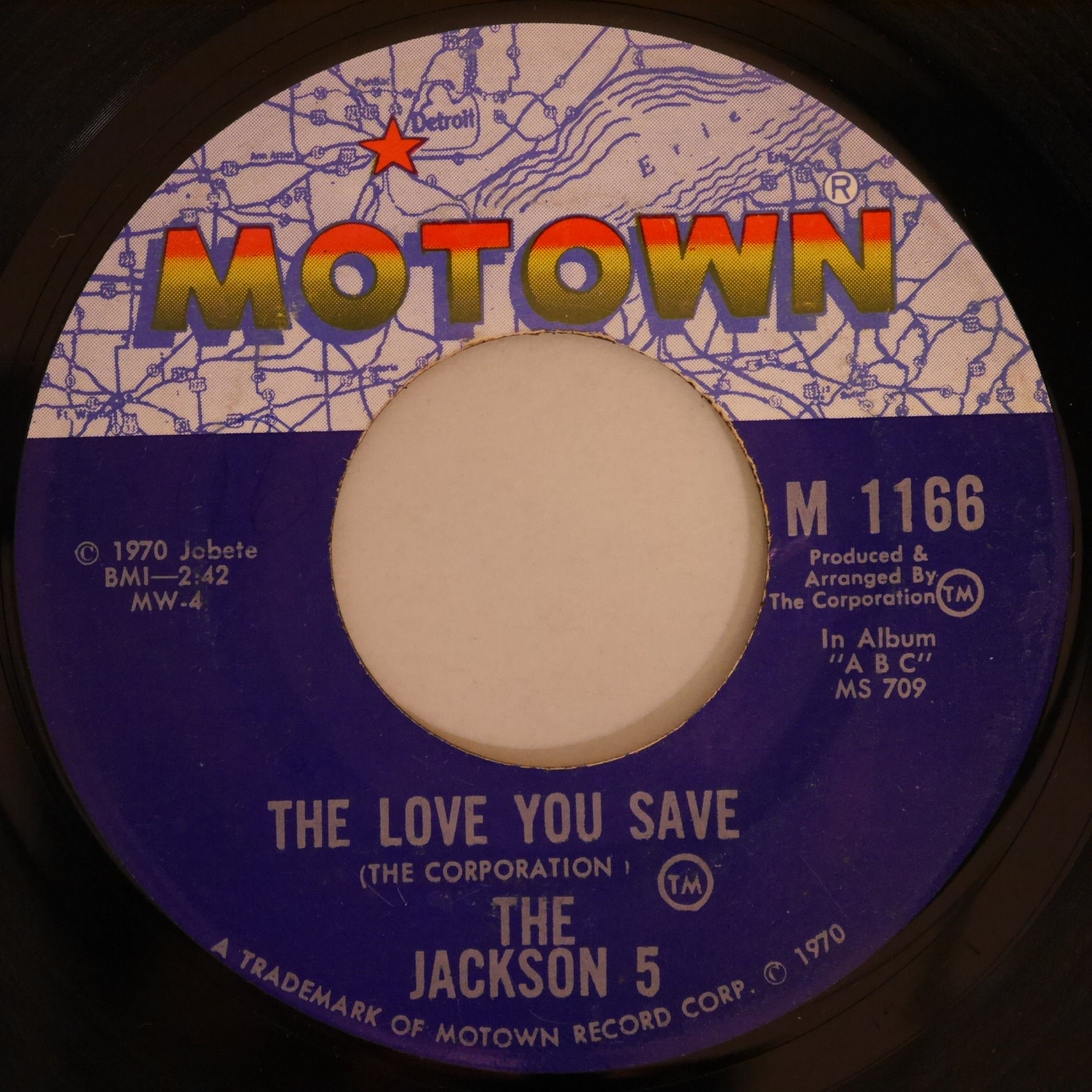 THE JACKSON 5 / The Love You Save c/w I Found That Girl