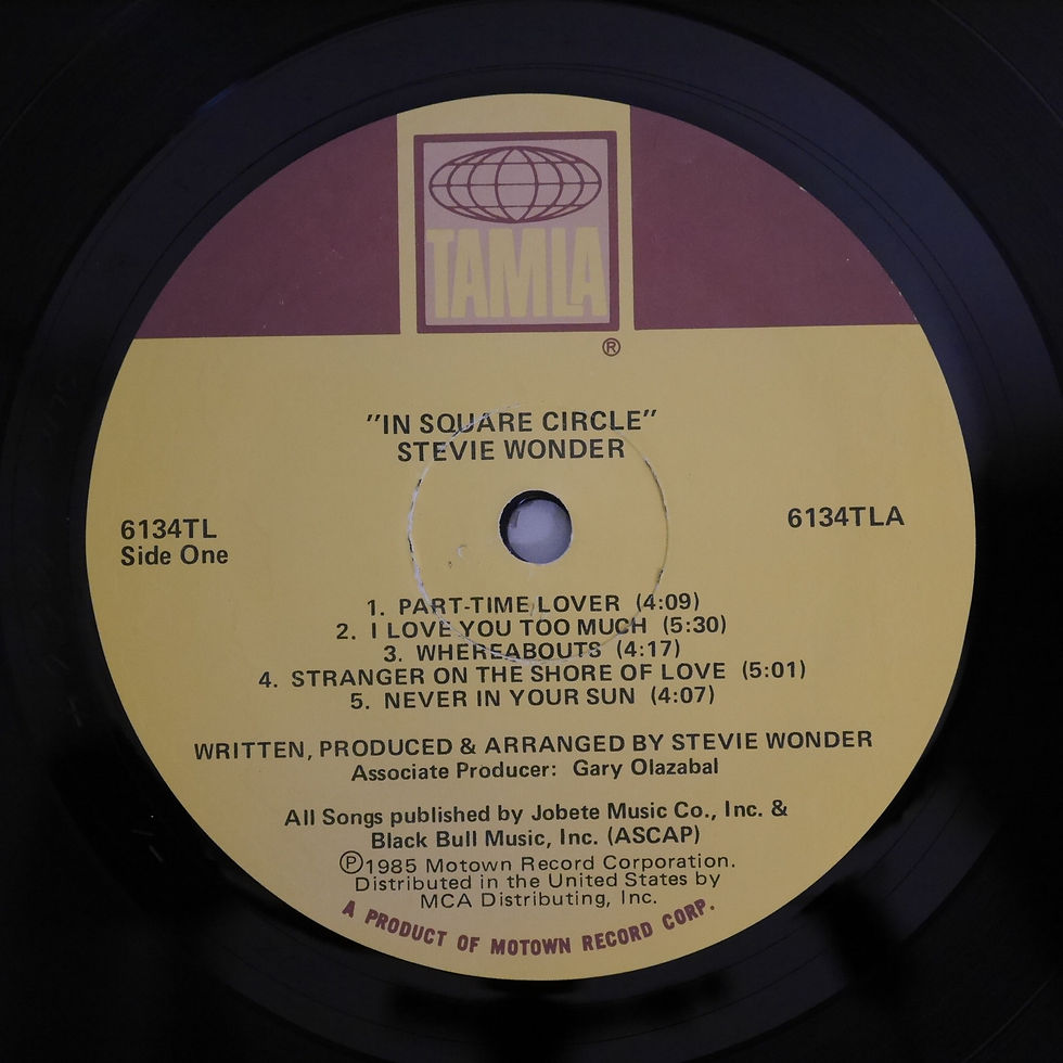 サムネイル： STEVIE WONDER / IN SQUARE CIRCLE 　N/MINT/美品