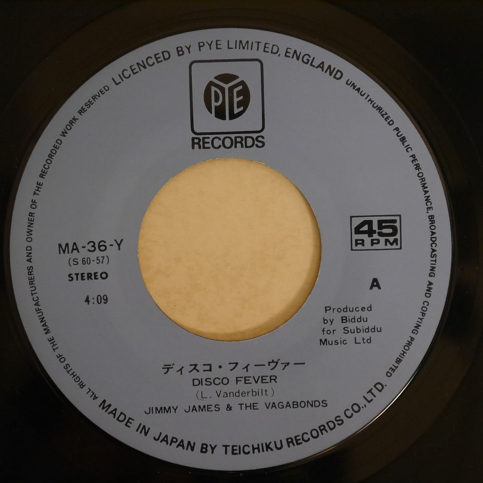 サムネイル： JIMMY JAMES & THE VAGABONDS / DISCO FEVER