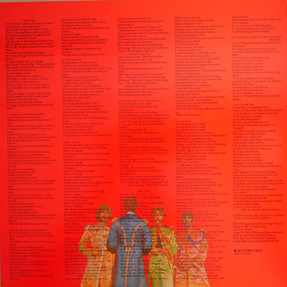 サムネイル： THE BEATLES / SGT.PEPPERS LONELY HEARTS CLUB BAND ( EAS-80558)
