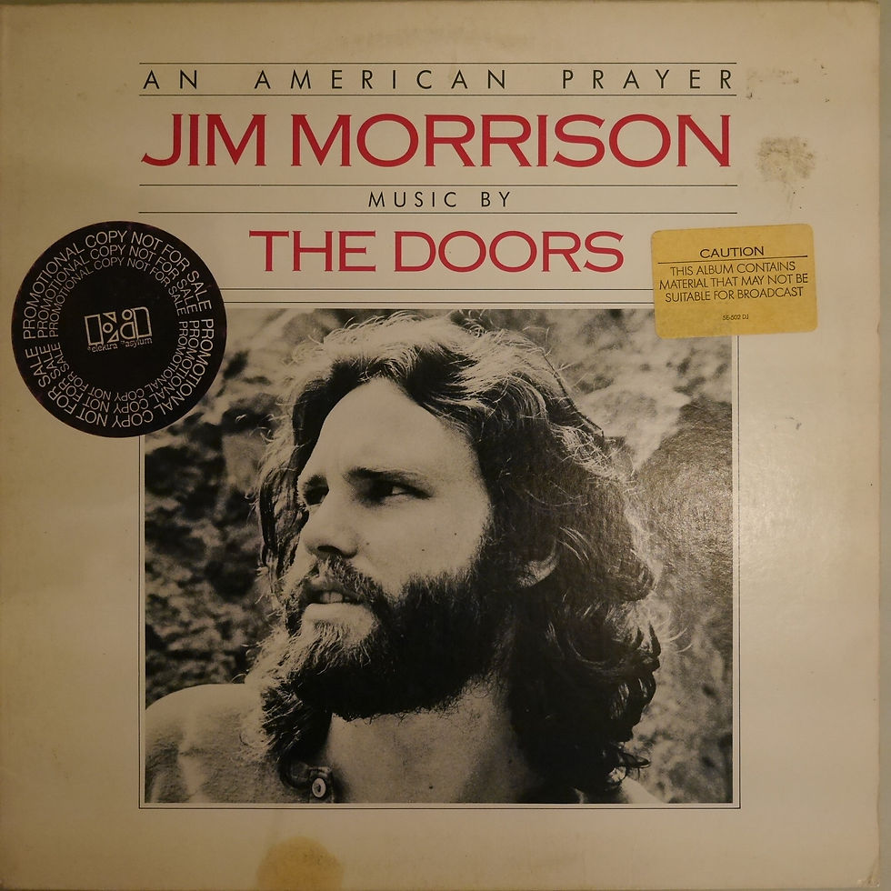 JIM MORRISON (MUSIC BY DOORS) / AN AMERICAN PRAYER (US 白プロモ)