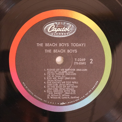 THE BEACH BOYS / The Beach Boys Today!（US MONO) | anchorrecord