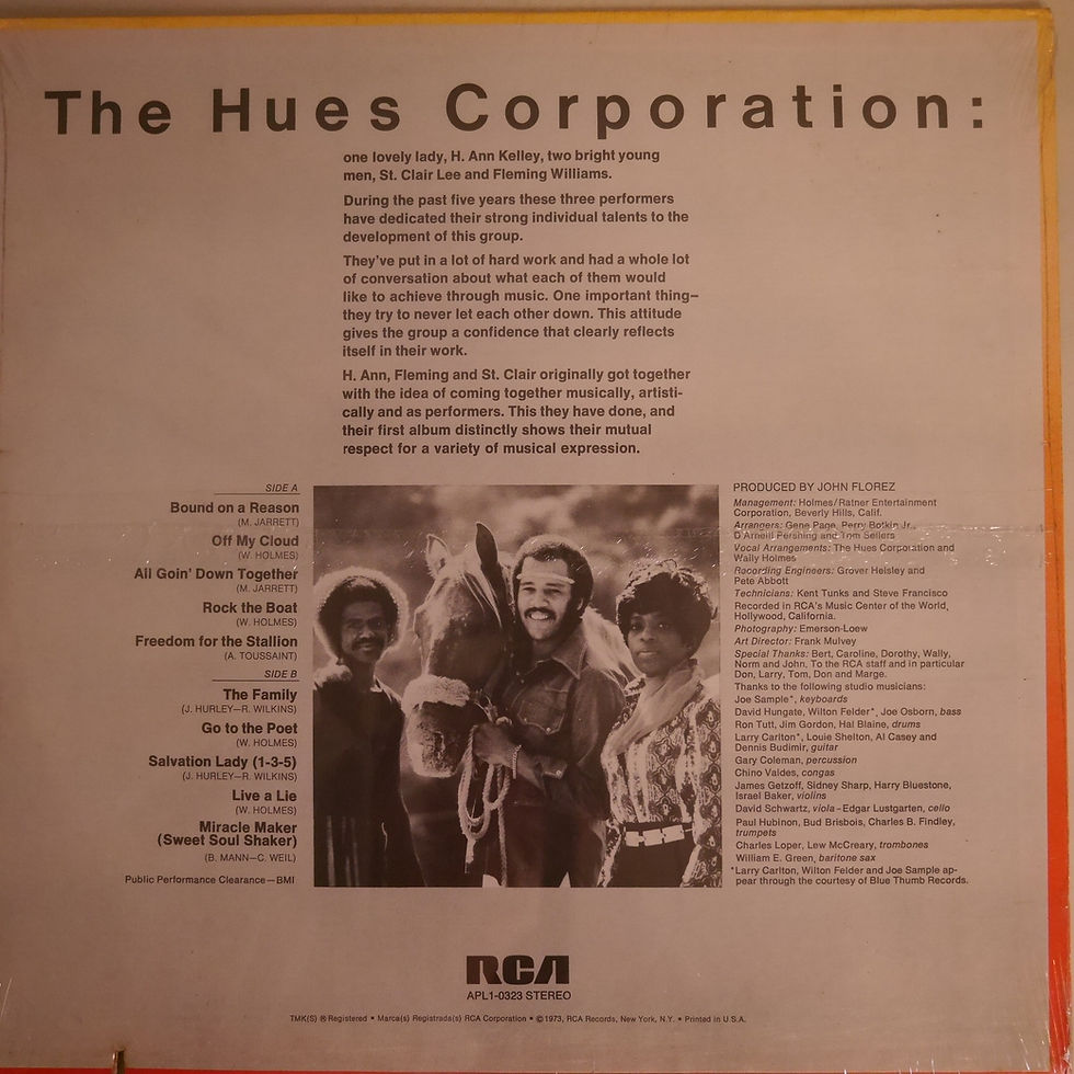 サムネイル： The Hues Corporation / Freedom For The Stallion（未開封）