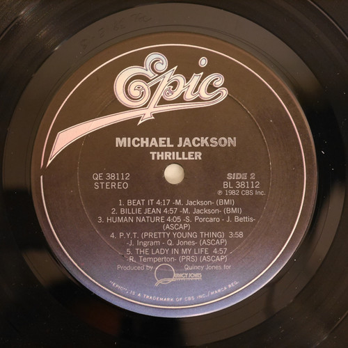 MICHAEL JACKSON / Thriller (US初回プレス盤） | anchorrecord