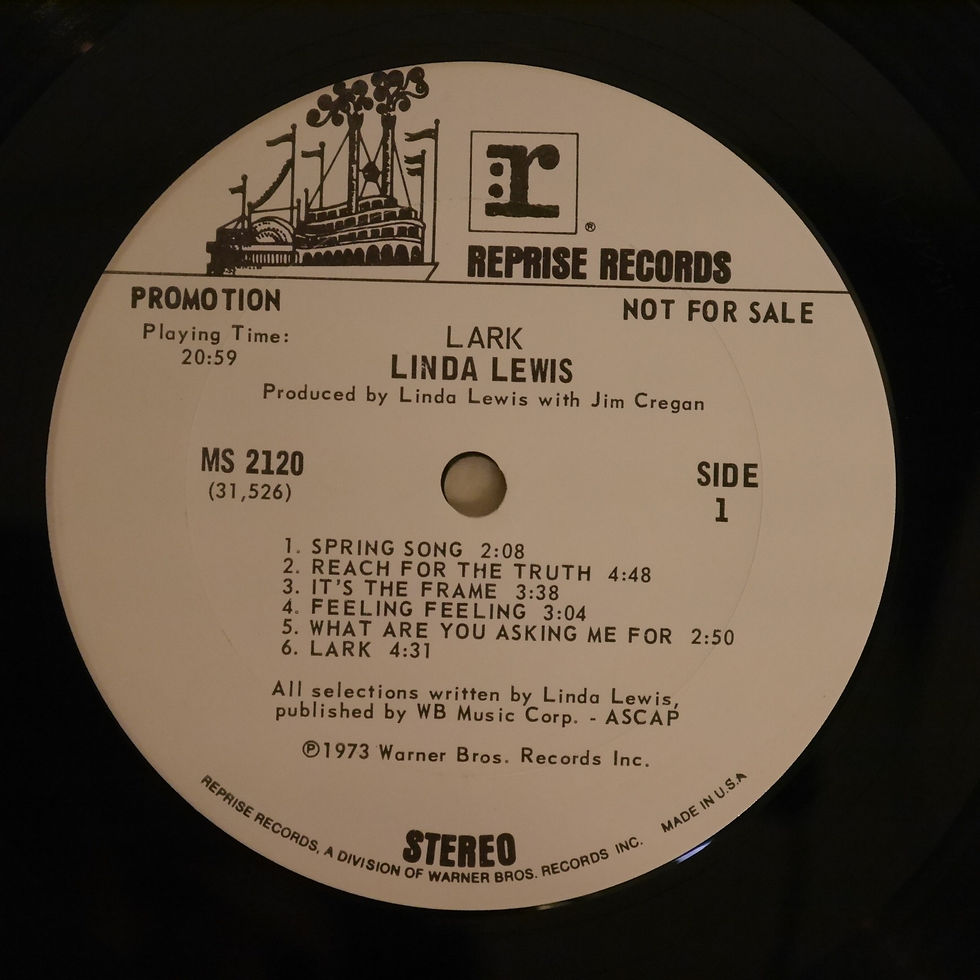 サムネイル： LINDA LEWIS / Lark（Promo白ラベル）