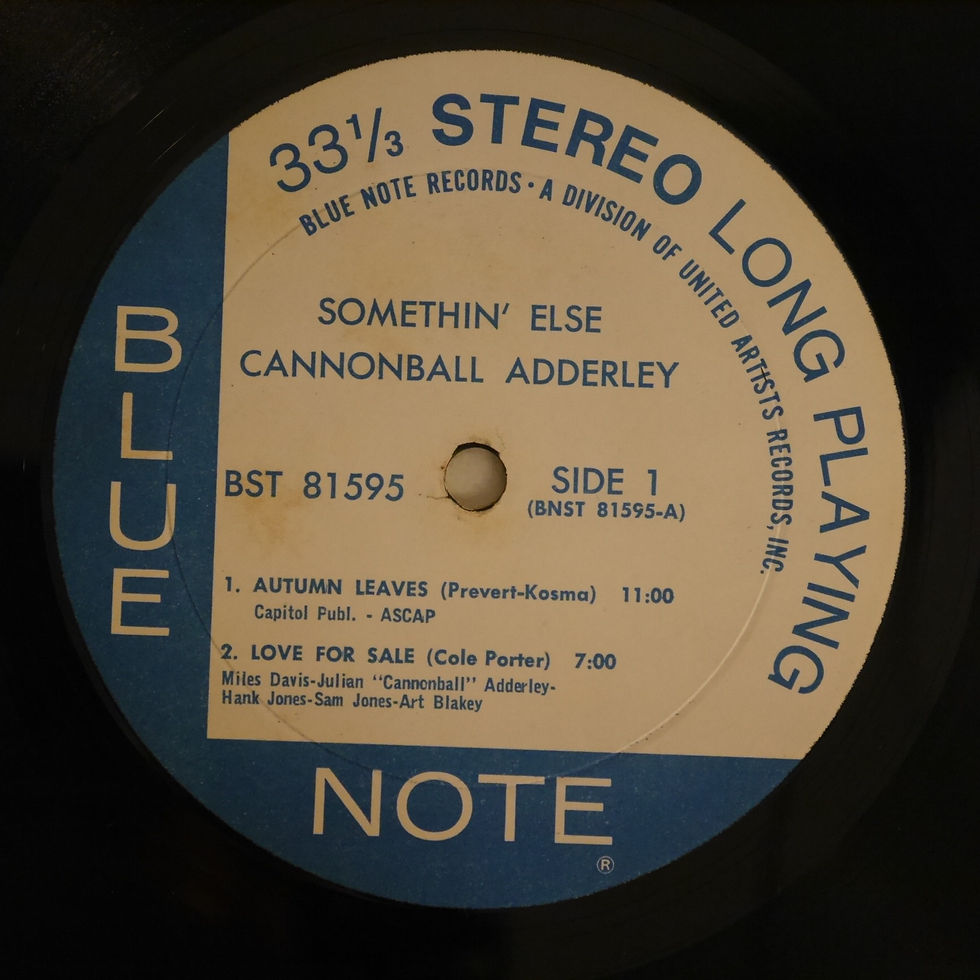 CANNONBALL ADDERLEY  / SOMETHIN' ELSE