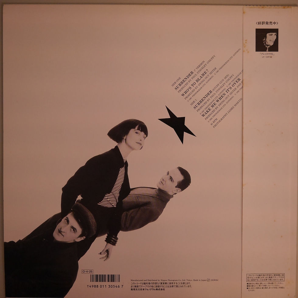 サムネイル： SWING OUT SISTER / サレンダー