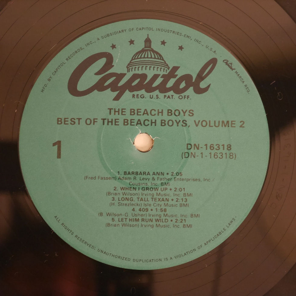 THE BEACH BOYS / BEST OF THE BEACH BOYS Vol.2