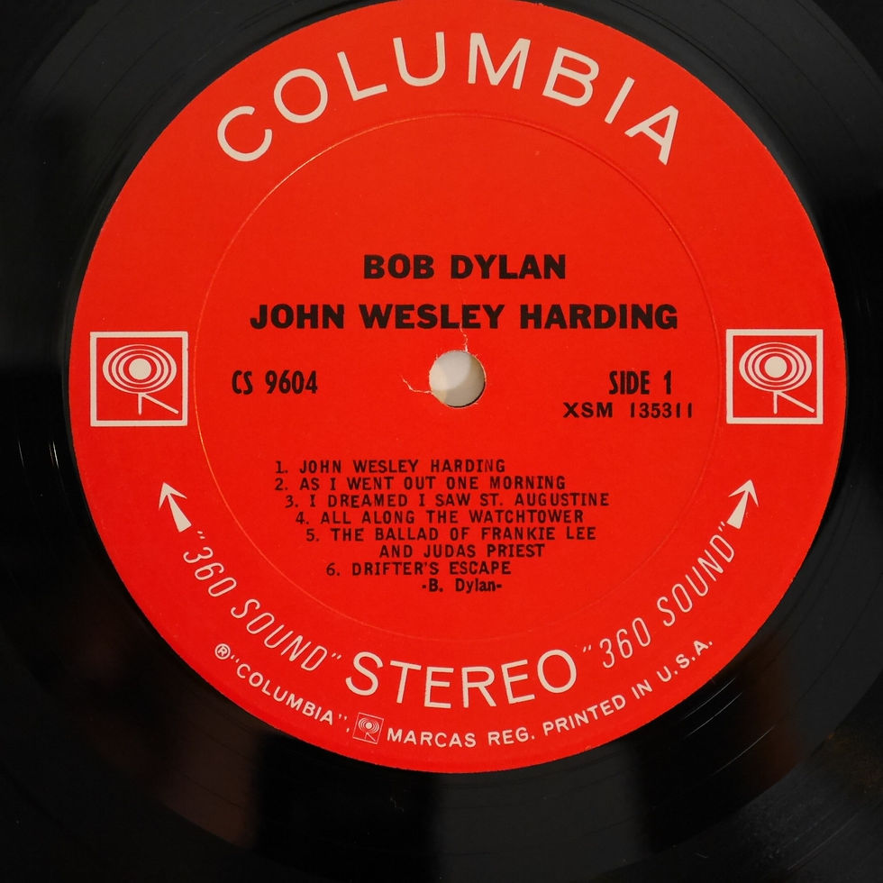 サムネイル： BOB DYLAN  / JOHN WESLEY HARDING