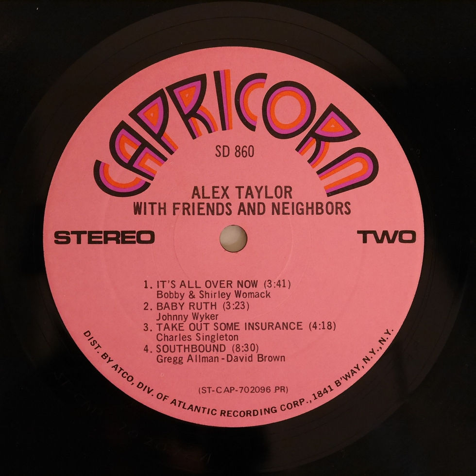 サムネイル： ALEX TAYLOR / Alex Taylor With Friends And Neighbors