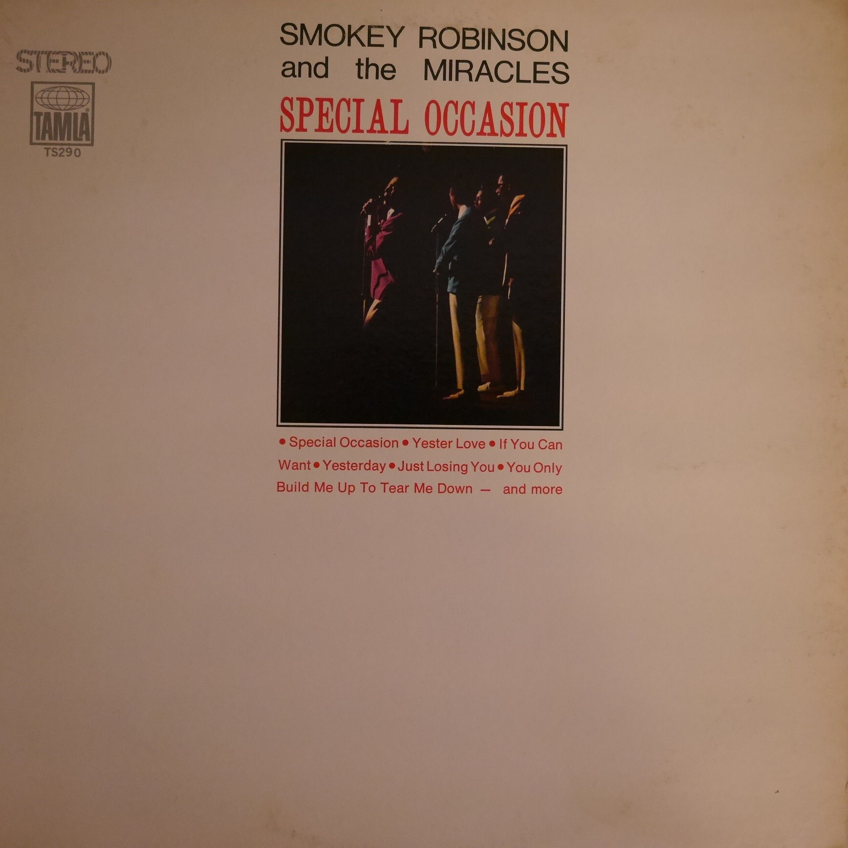 Smokey Robinson and The Miracles / Special Occasion