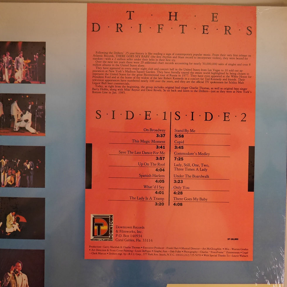 サムネイル： THE DRIFTERS / LIVE AT THE BOTTOM LINE