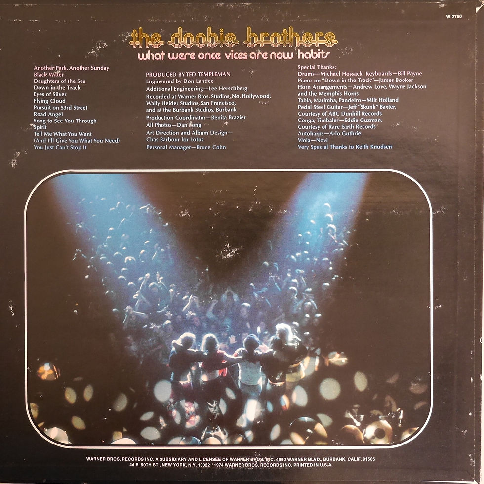 サムネイル： The Doobie Brothers / What Were Once Vices Are Now Habits