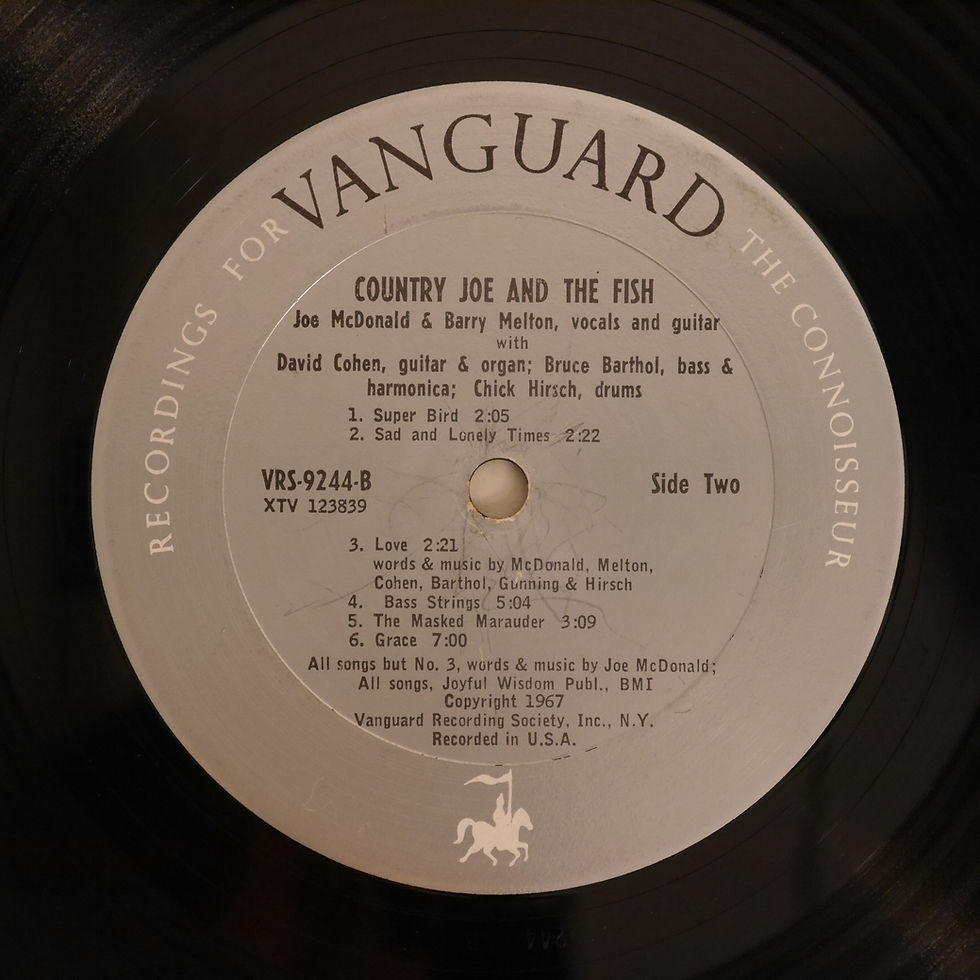 サムネイル： Country Joe And The Fish / Electric Music For The Mind And Body(MONO)