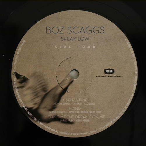 Boz Scaggs Speak Low 未開封 レコード 公式オンラインショップ