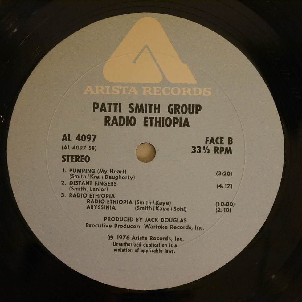 PATTI SMITH / Radio Ethiopia