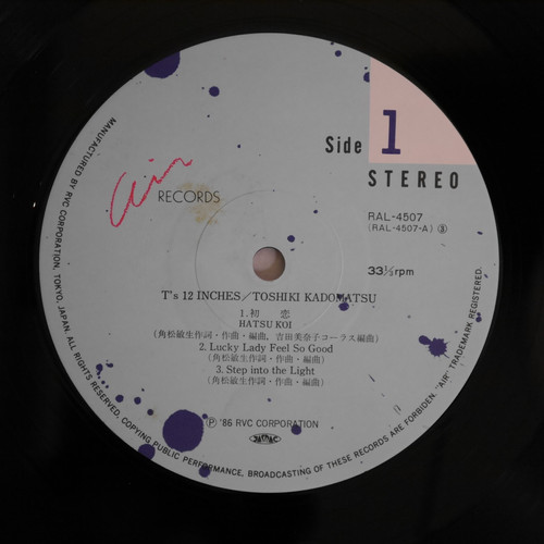 角松敏生 / T's 12 INCHES | anchorrecord