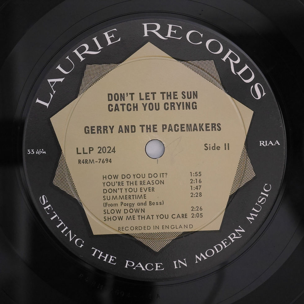 サムネイル： GERRY ＆ THE PACEMAKERS /Don’t Let The Sun Catch You Crying