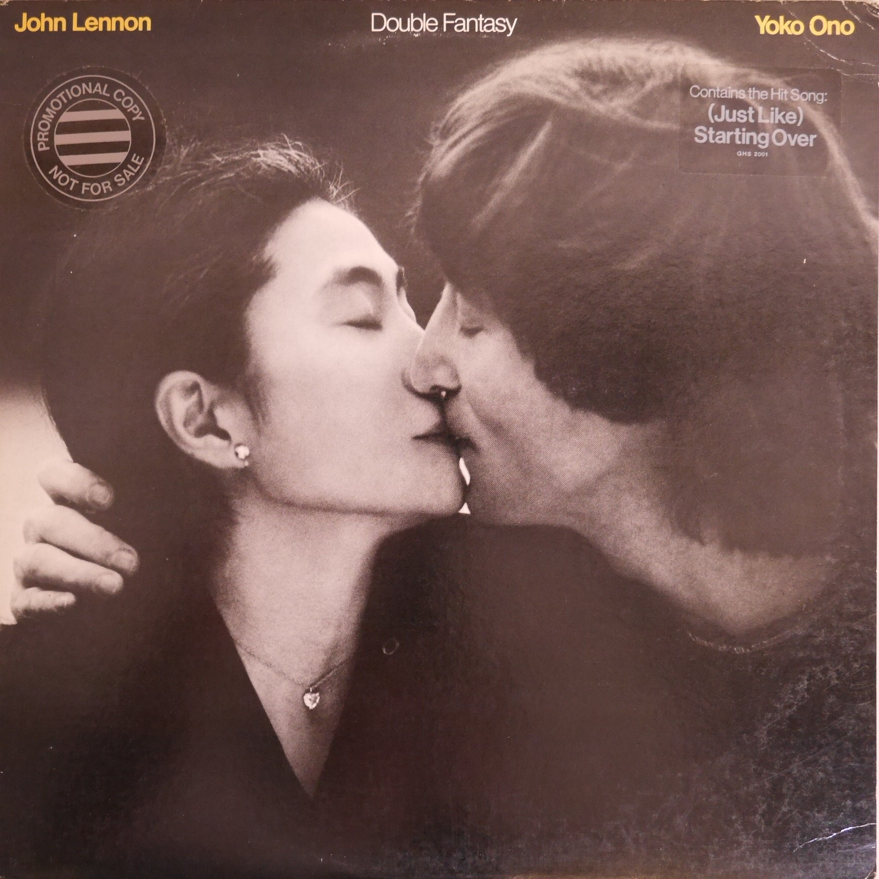 JOHN LENNON/YOKO ONO / DOUBLE FANTASY(プロモ・STERLING刻印)