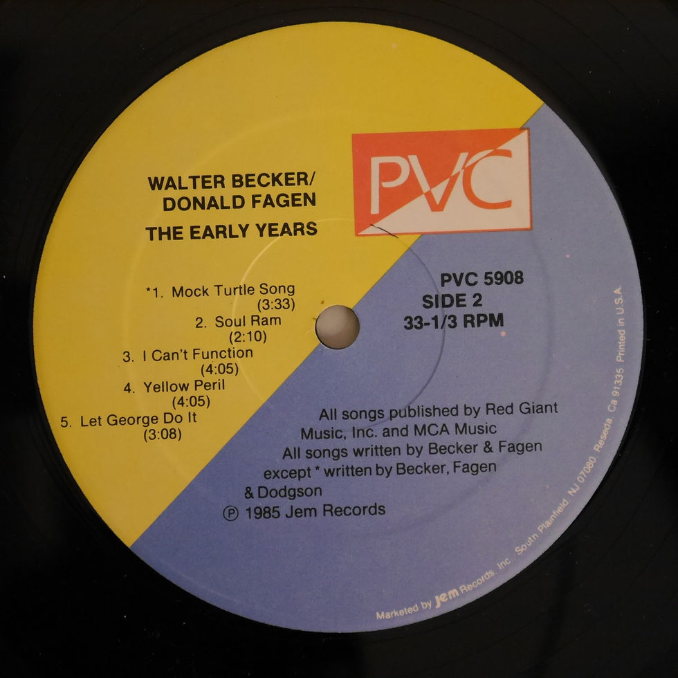 サムネイル： WALTER BECKER / DONALD FAGEN ：THE EARLY YEARS（Sterling刻印）