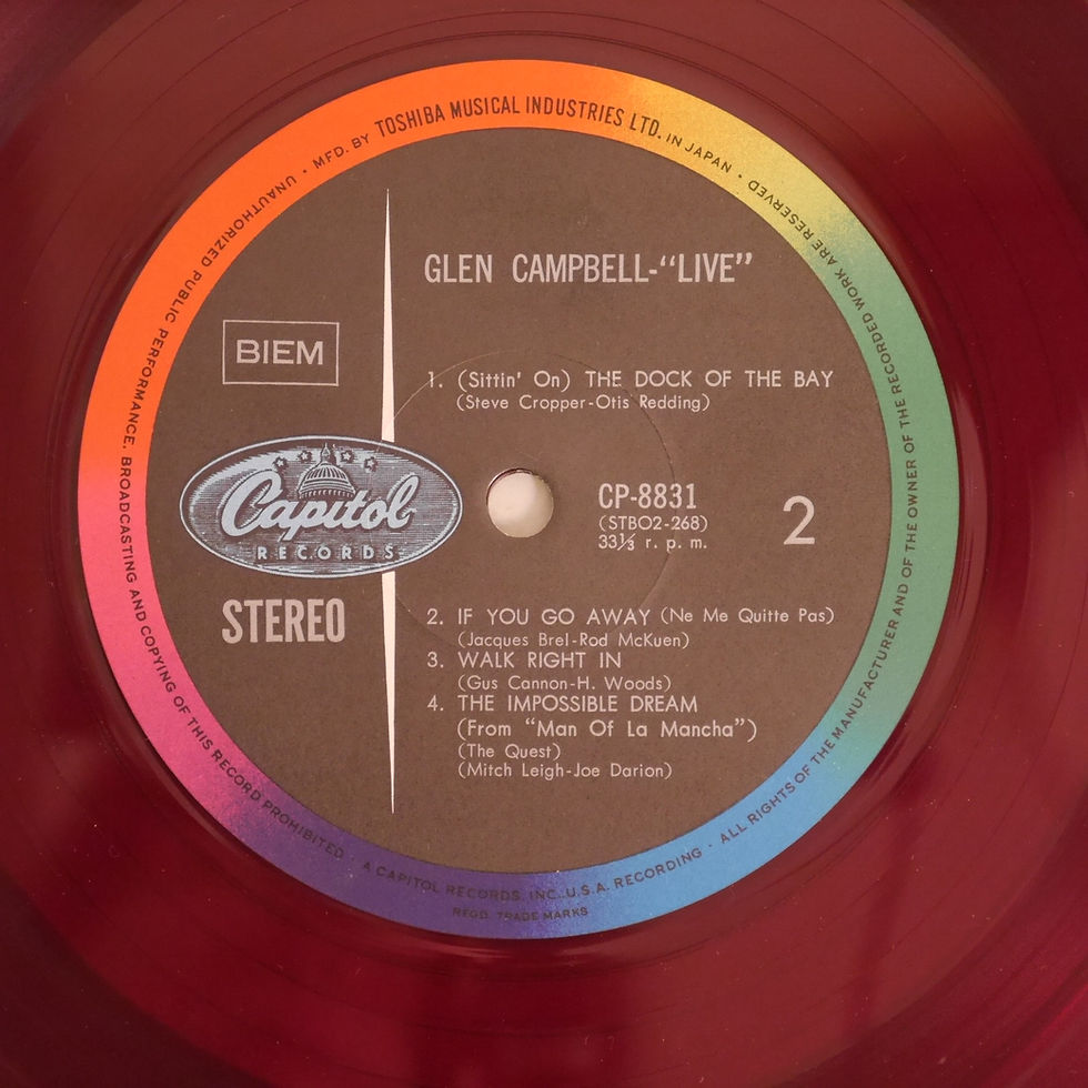 サムネイル： グレン・キャンベル / Glen Campbell “Live” （赤盤）