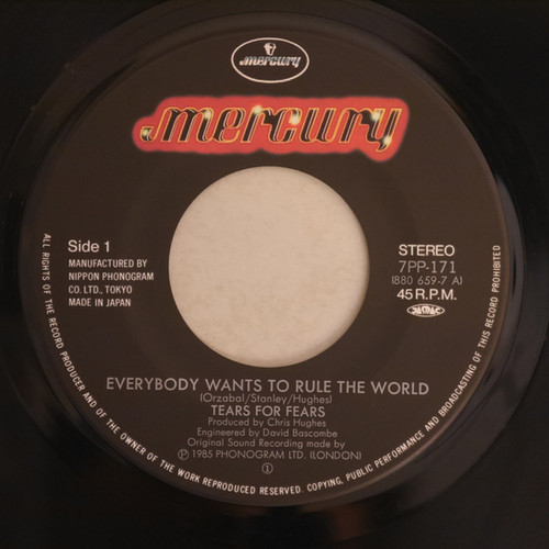 TEARS FOR FEARS / ルール・ザ・ワールド | anchorrecord