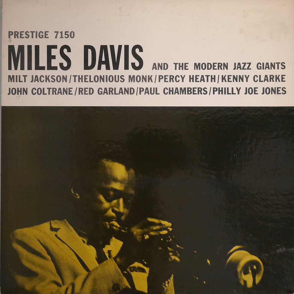 MILES DAVIS / Miles Davis And The Modern Jazz Giants(US MONO オリジナル)