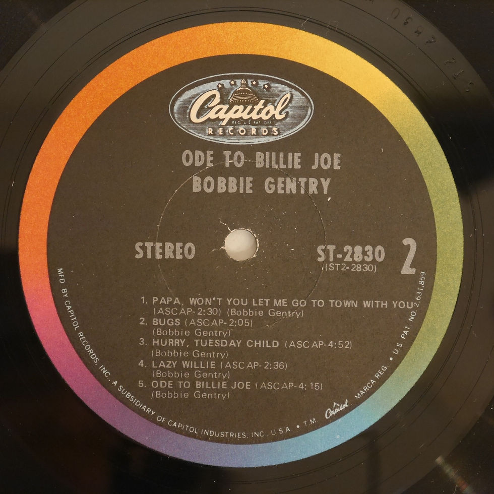 サムネイル： BOBBIE GENTRY / ODE TO BILLIE JOE