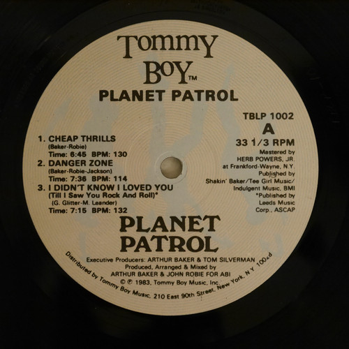 洋楽 Planet Patrol - Planet Rock プラネット・パトロール / Planet Patrol | anchorrecord