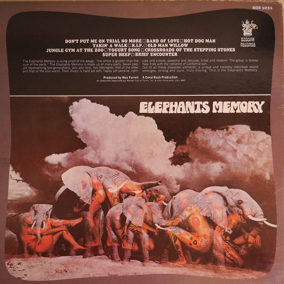 サムネイル： Elephants Memory / The Elephants Memory (初回・両RL)