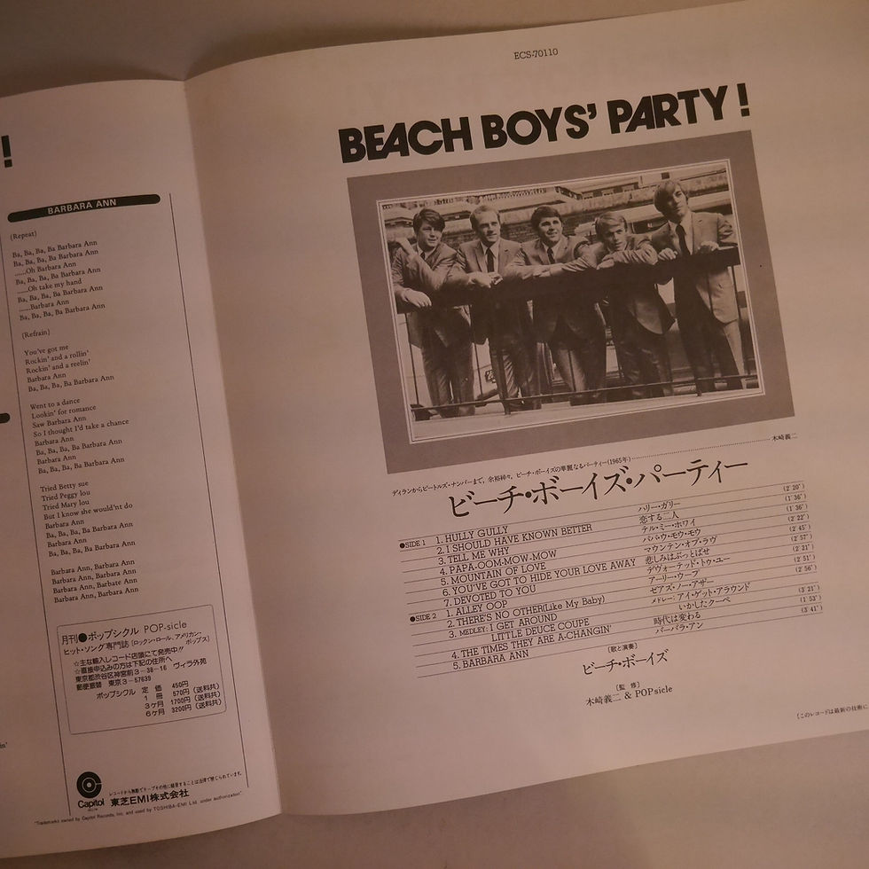 サムネイル： The Beach Boys / ビーチ・ボーイズ・パーティ